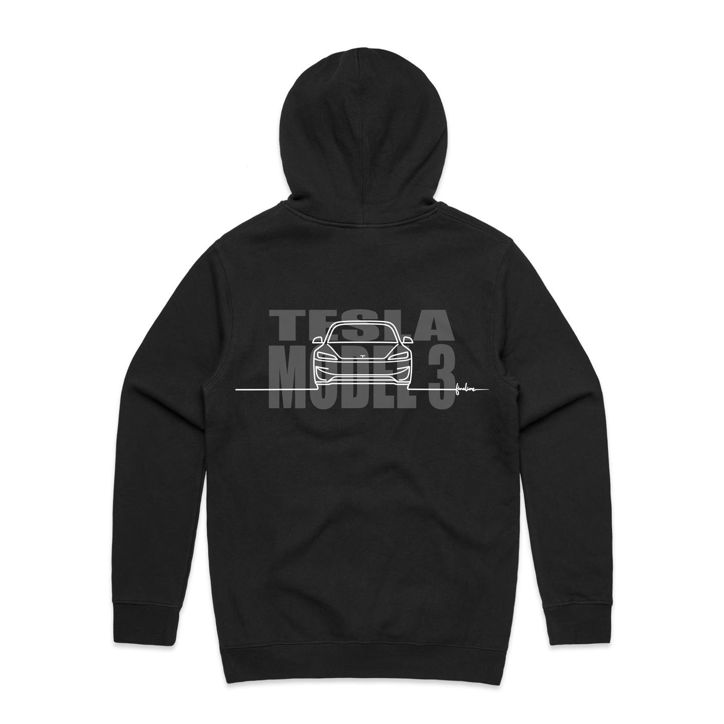 Fineline - Hoodie - TESLA MODEL 3