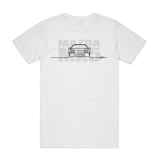 Fineline - Tee - MAZDA MX5 - Fineline Apparel Co