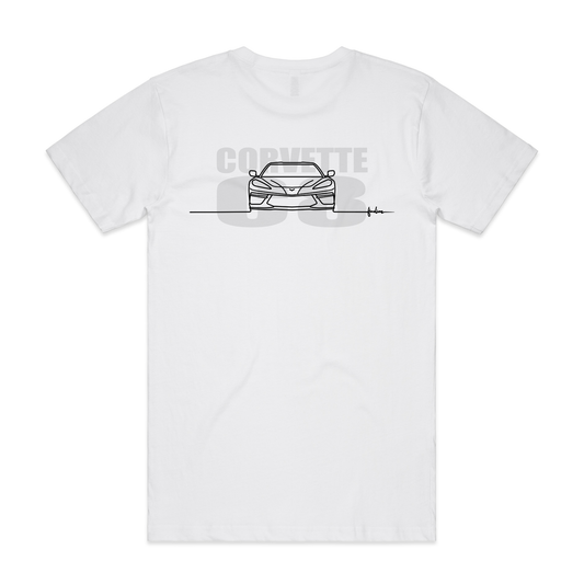 Fineline - Tee - CORVETTE C8 - Fineline Apparel Co