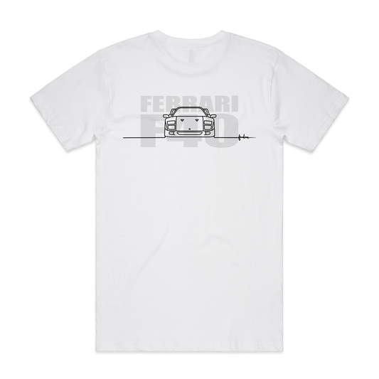 Fineline - Tee - FERRARI F40 - Fineline Apparel Co