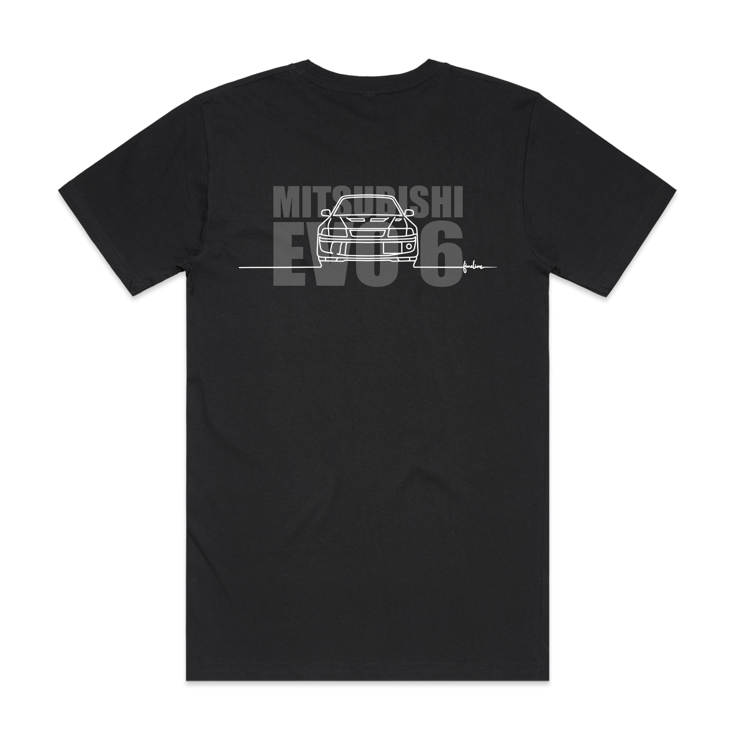 Fineline - Tee - MITSUBISHI EVO 6 - Fineline Apparel Co