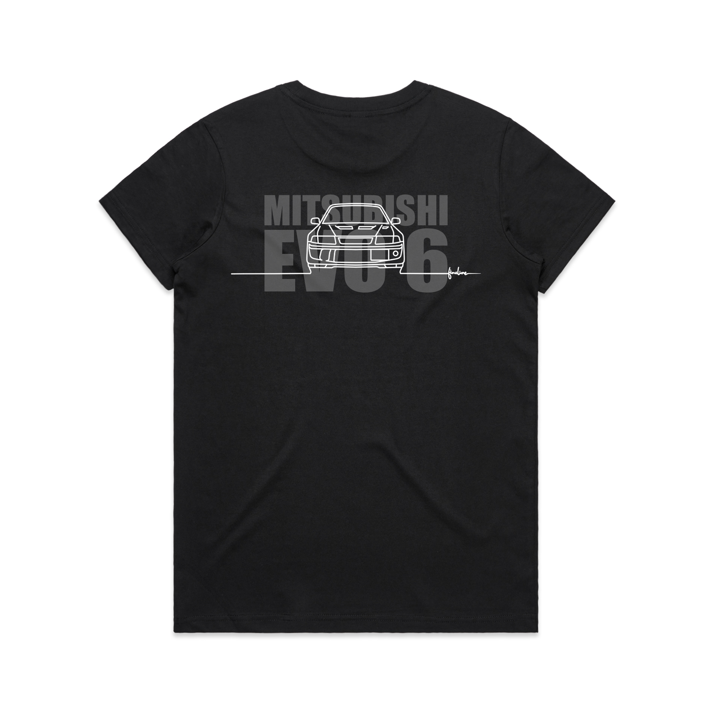 Fineline - Tee - MITSUBISHI EVO 6 - Fineline Apparel Co