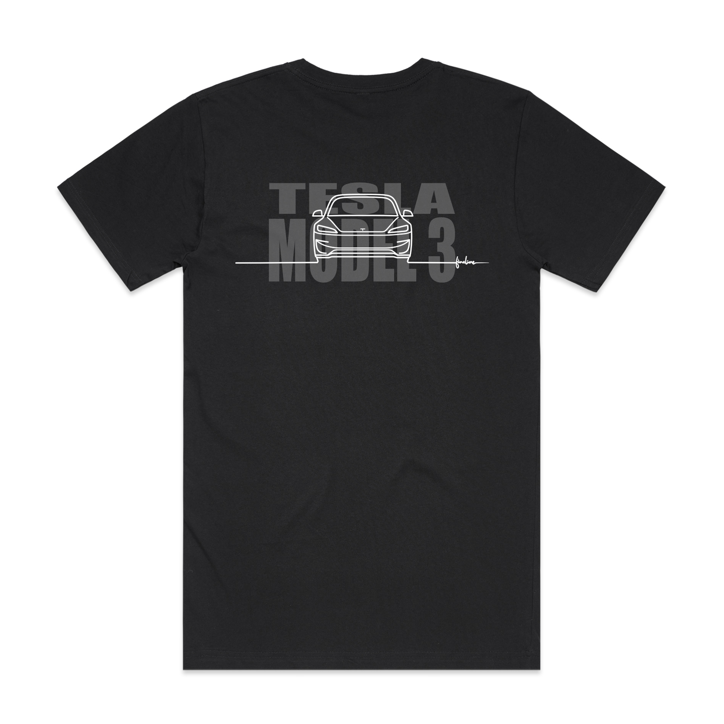 Fineline - Tee - TESLA MODEL 3
