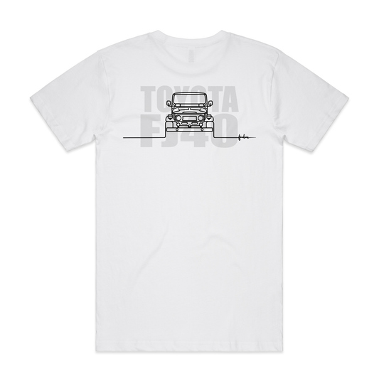 Fineline - Tee - TOYOTA FJ40 - Fineline Apparel Co