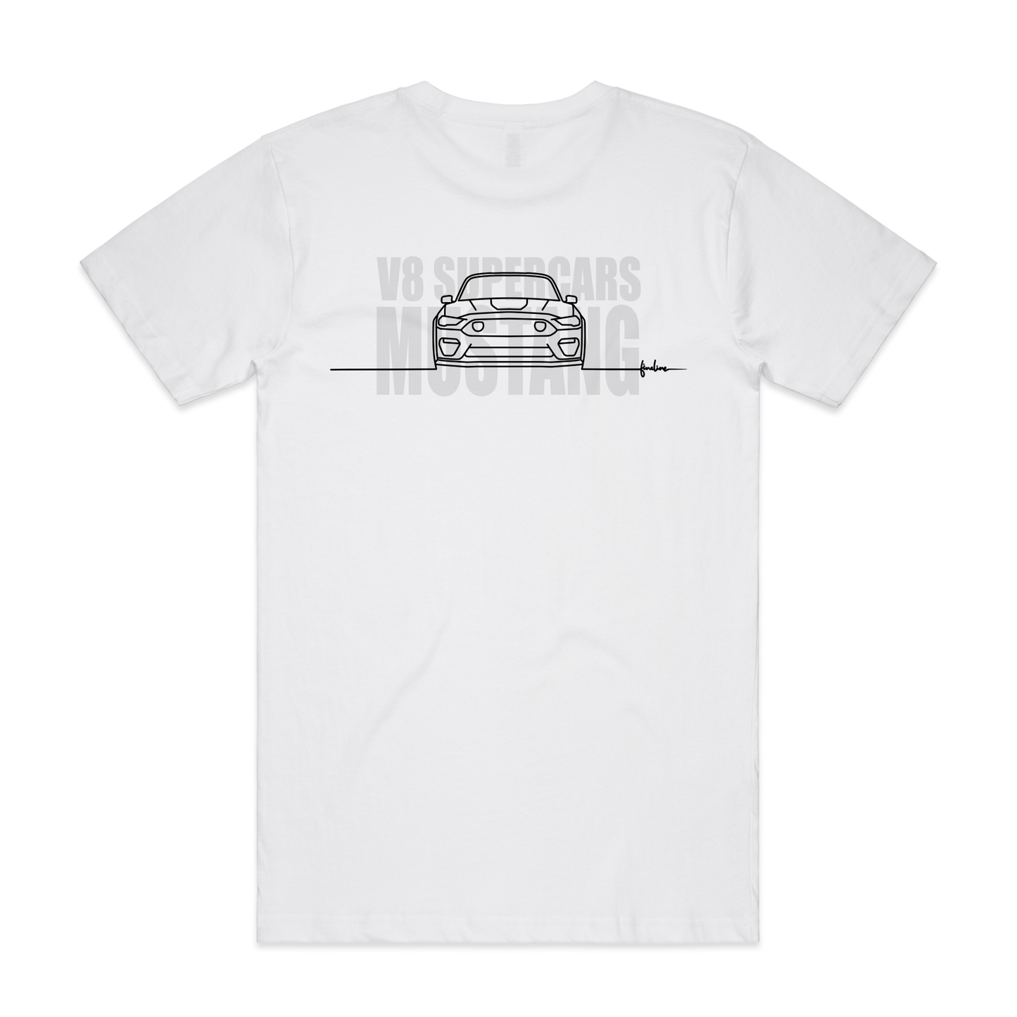 Fineline - Tee - V8 SUPERCARS MUSTANG