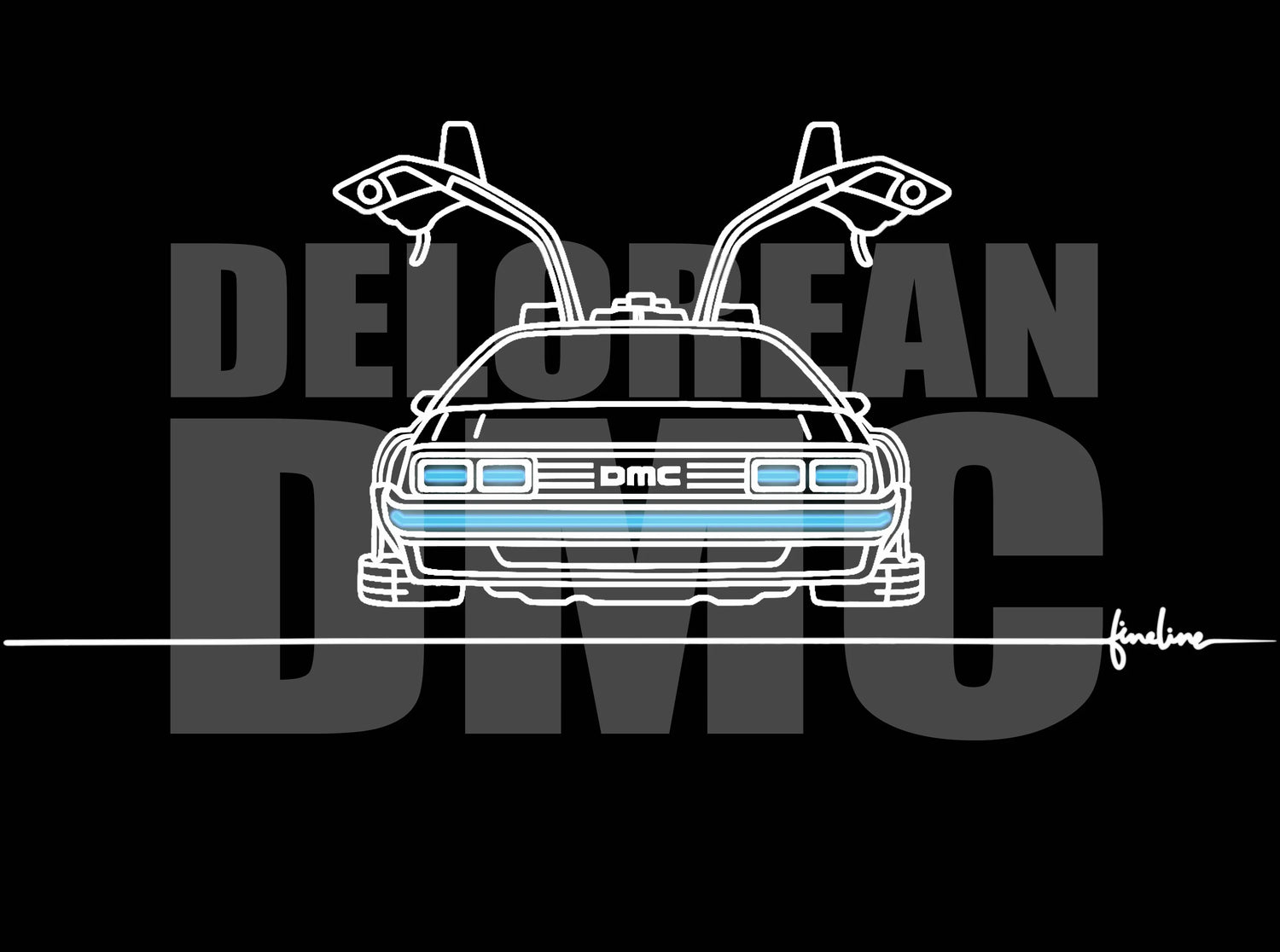 DELOREAN DMC - HOVERING - Fineline Apparel Co