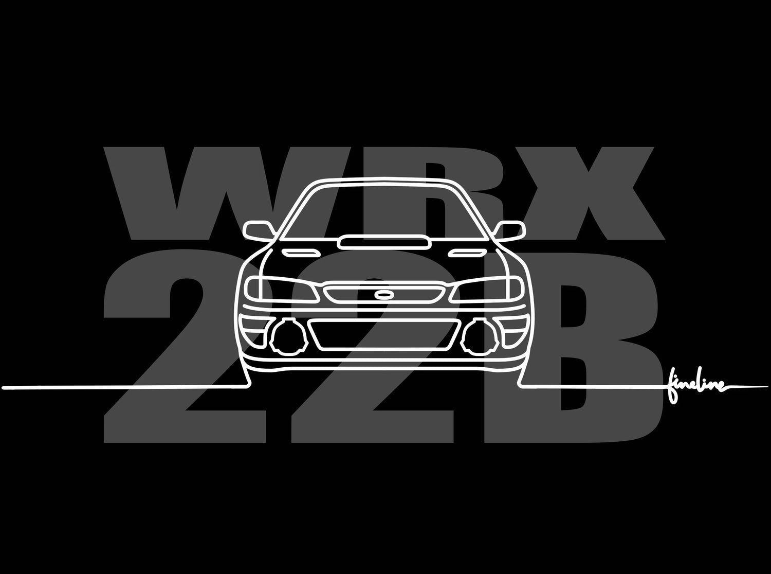 SUBARU WRX - 22B - Fineline Apparel Co