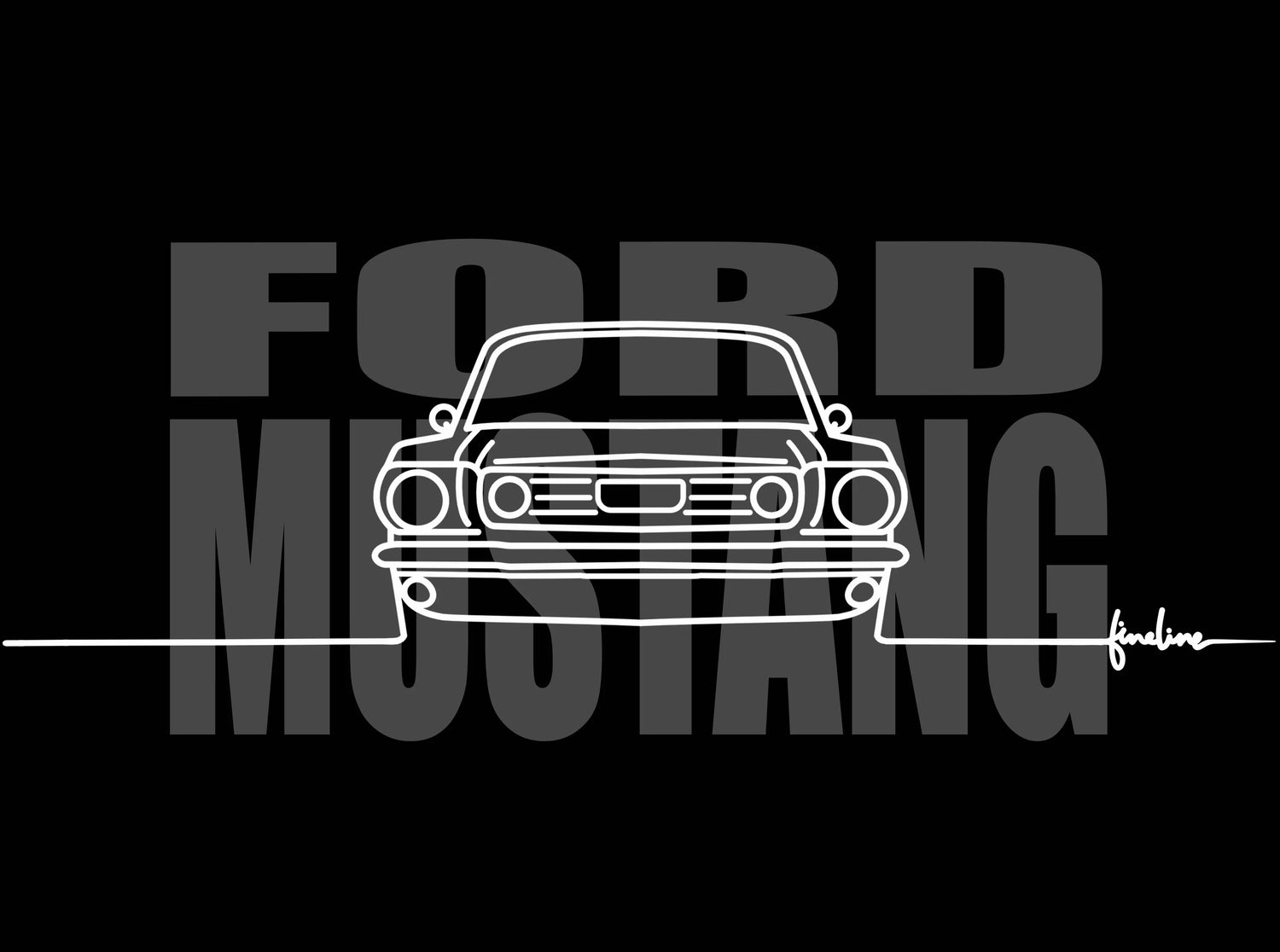 FORD MUSTANG 1966 - Fineline Apparel Co