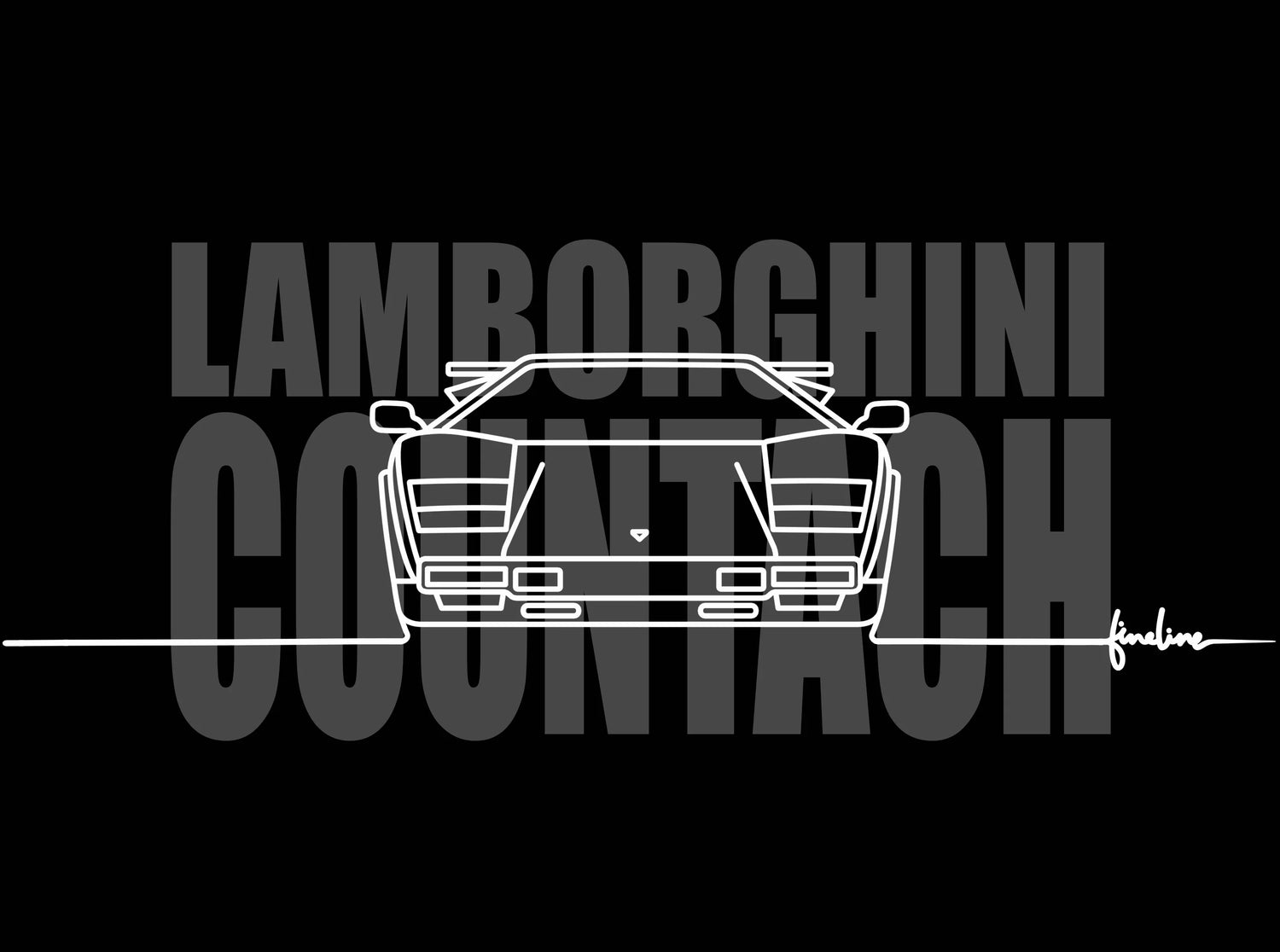 LAMBORGHINI COUNTACH - Fineline Apparel Co