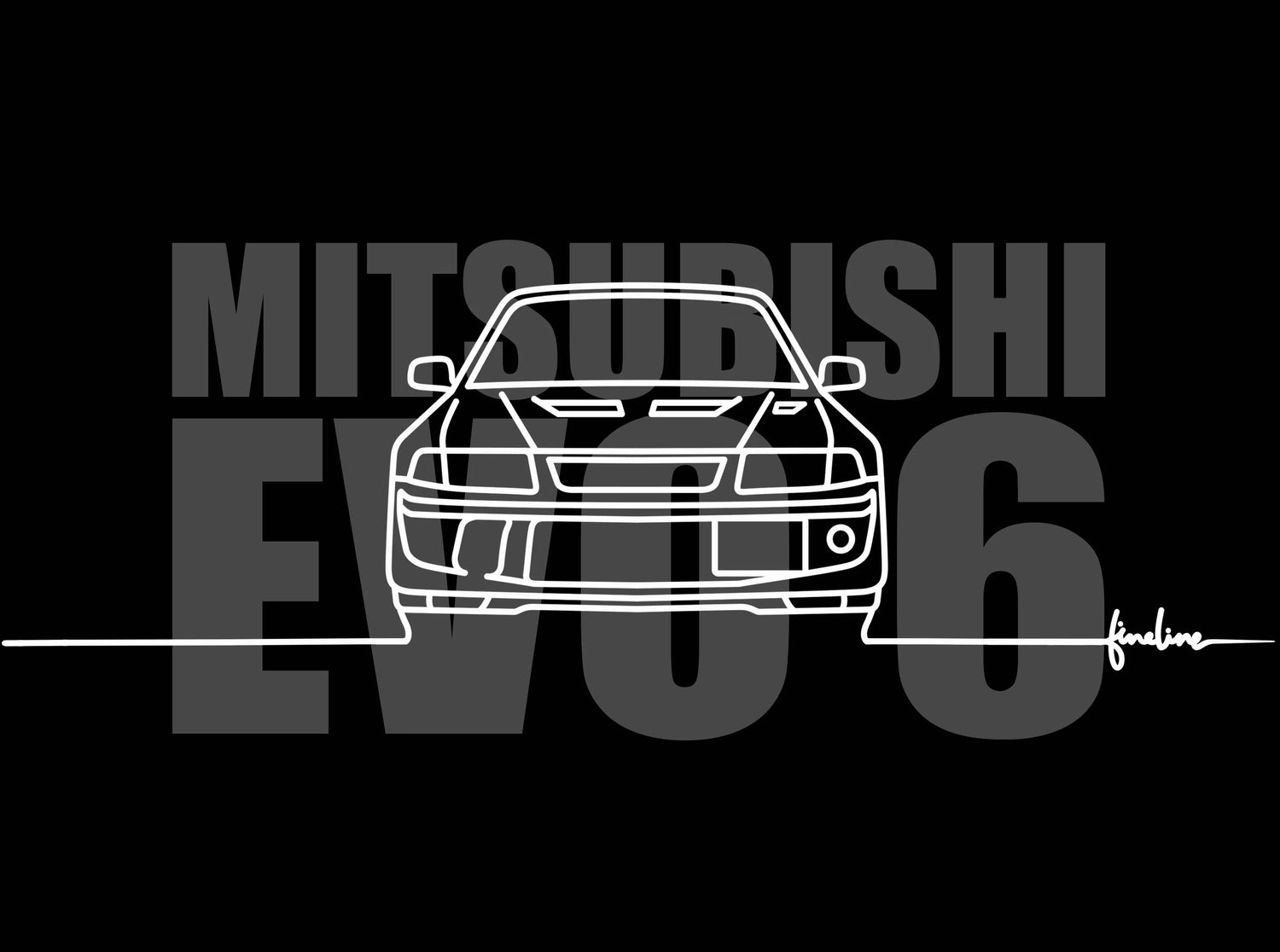 MITSUBISHI EVO 6 - Fineline Apparel Co