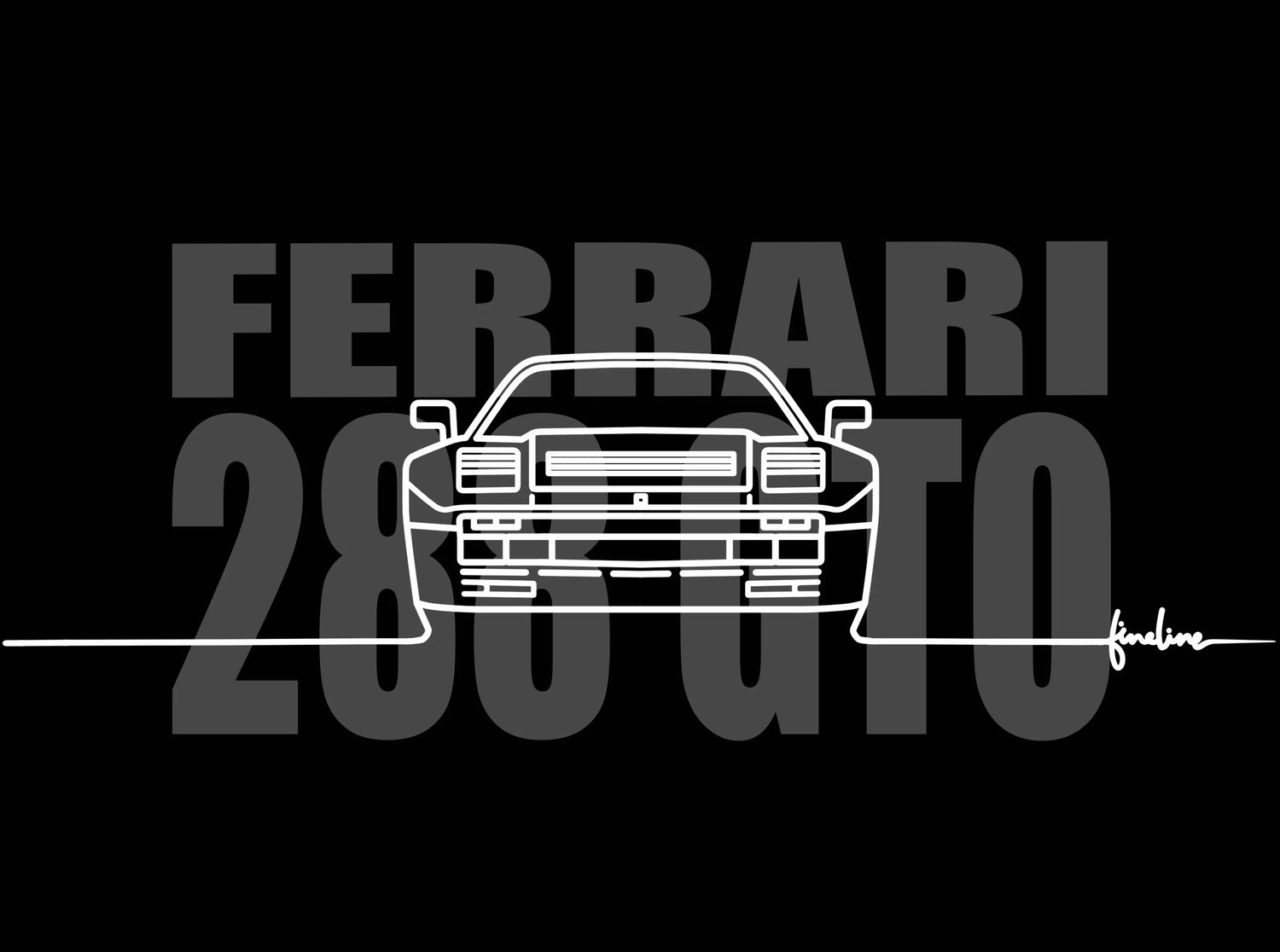 FERRARI 288 GTO - Fineline Apparel Co