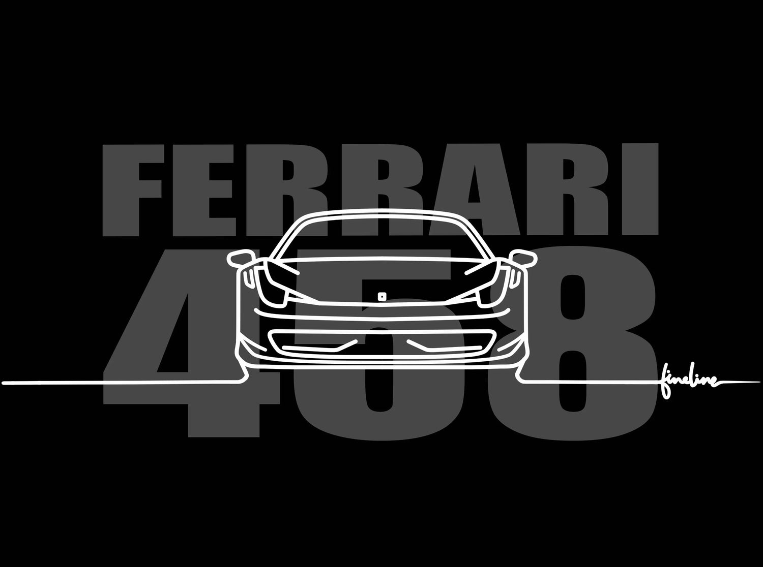 FERRARI 458 - Fineline Apparel Co
