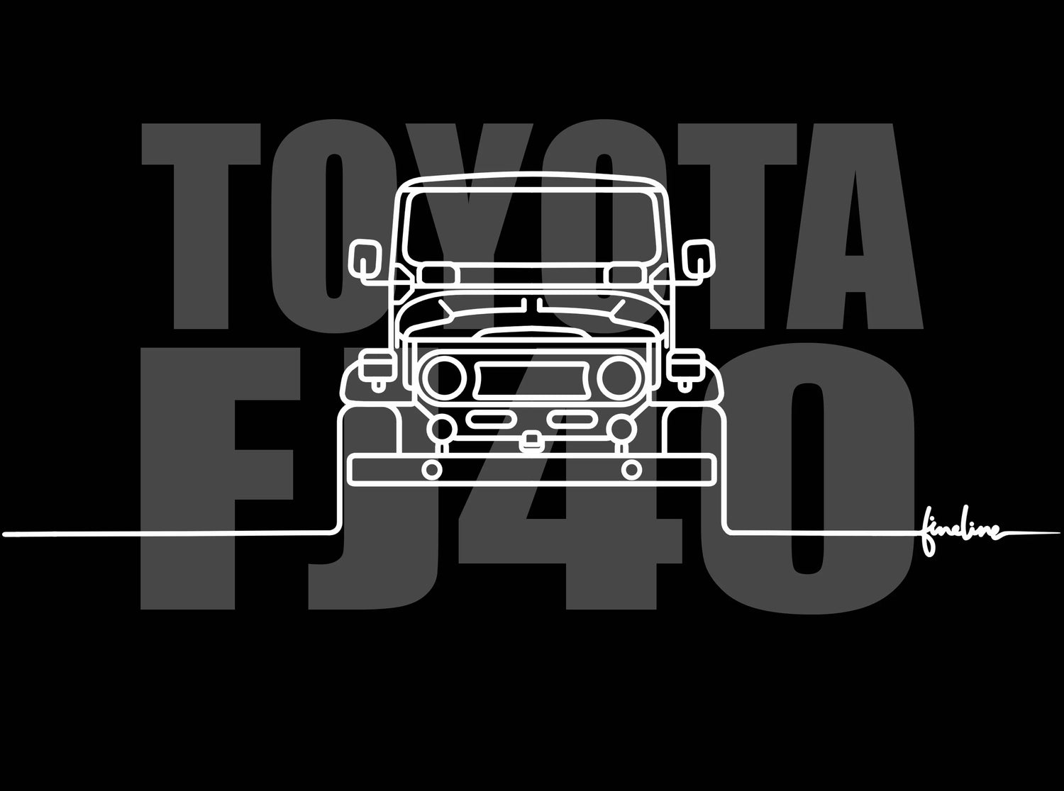 TOYOTA FJ40 - Fineline Apparel Co