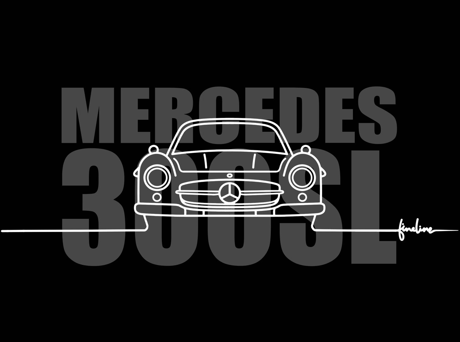 MERCEDES 300SL - Fineline Apparel Co