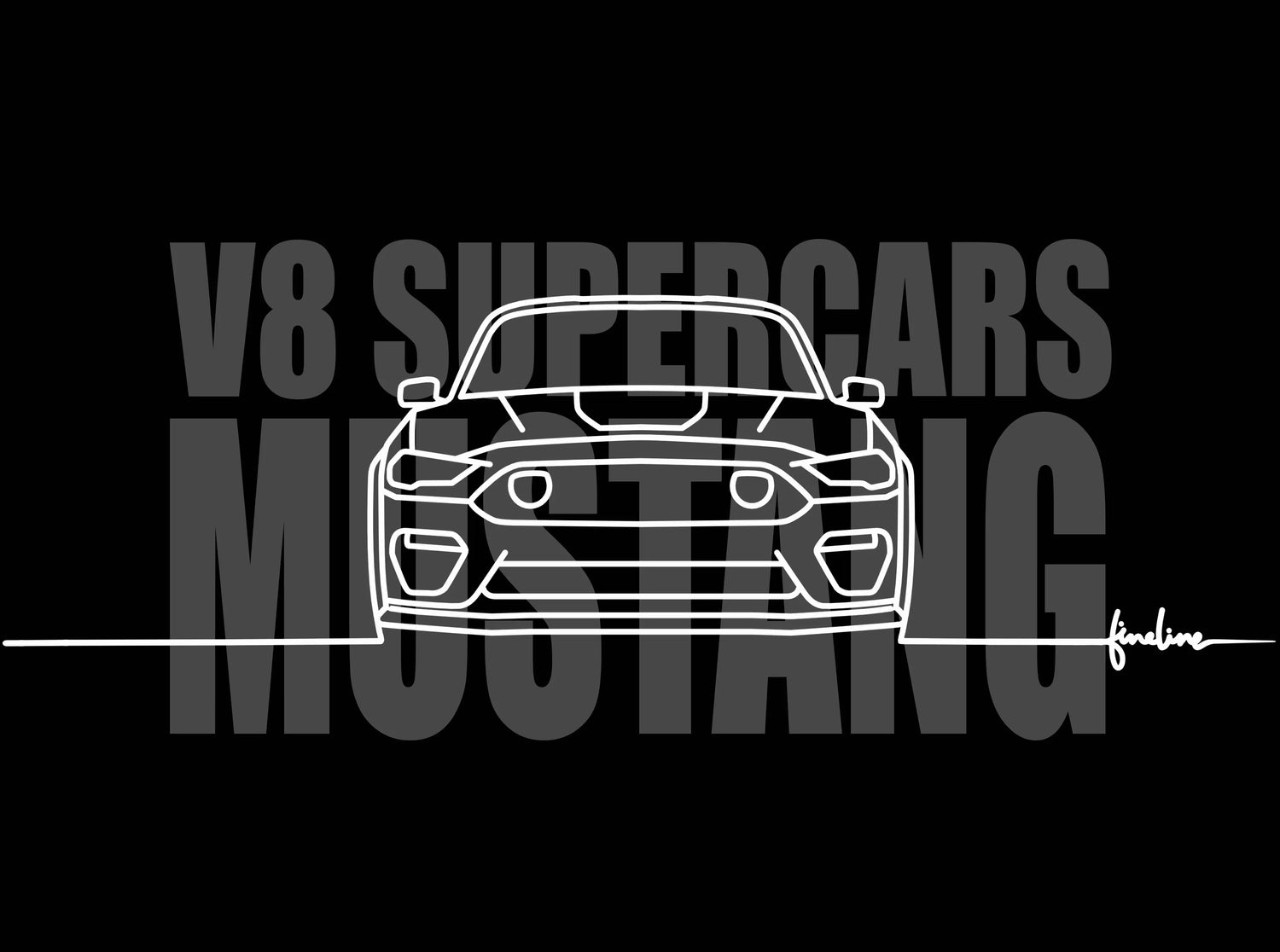 V8 SUPERCARS - MUSTANG - Fineline Apparel Co