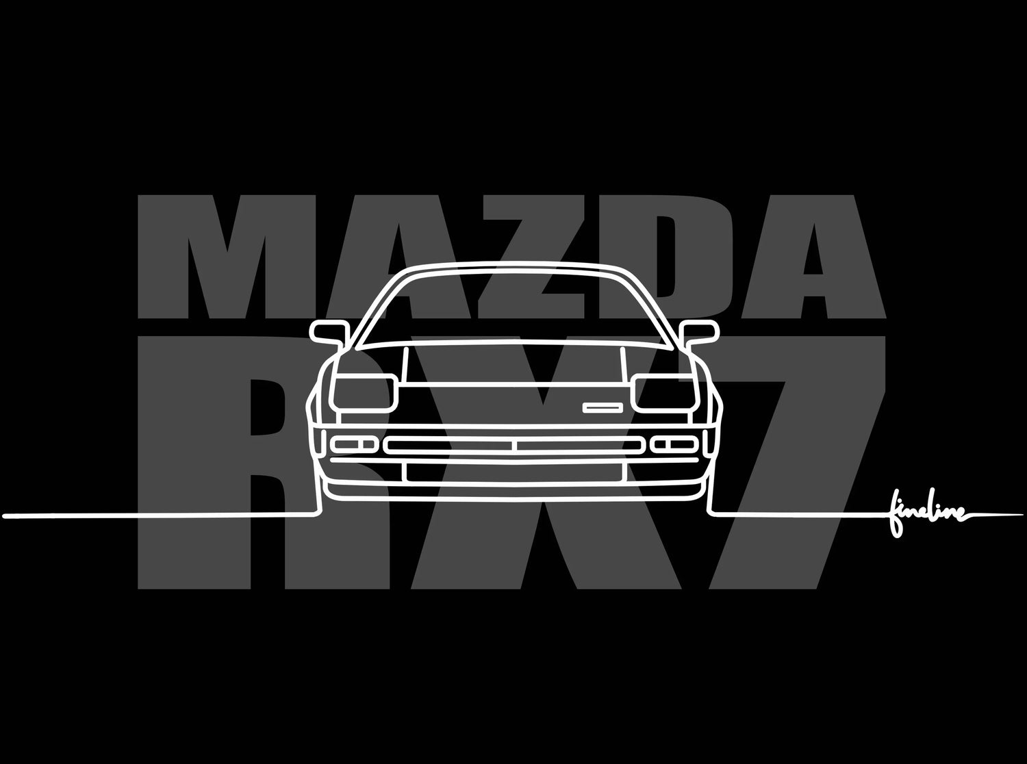 MAZDA RX7 - Fineline Apparel Co