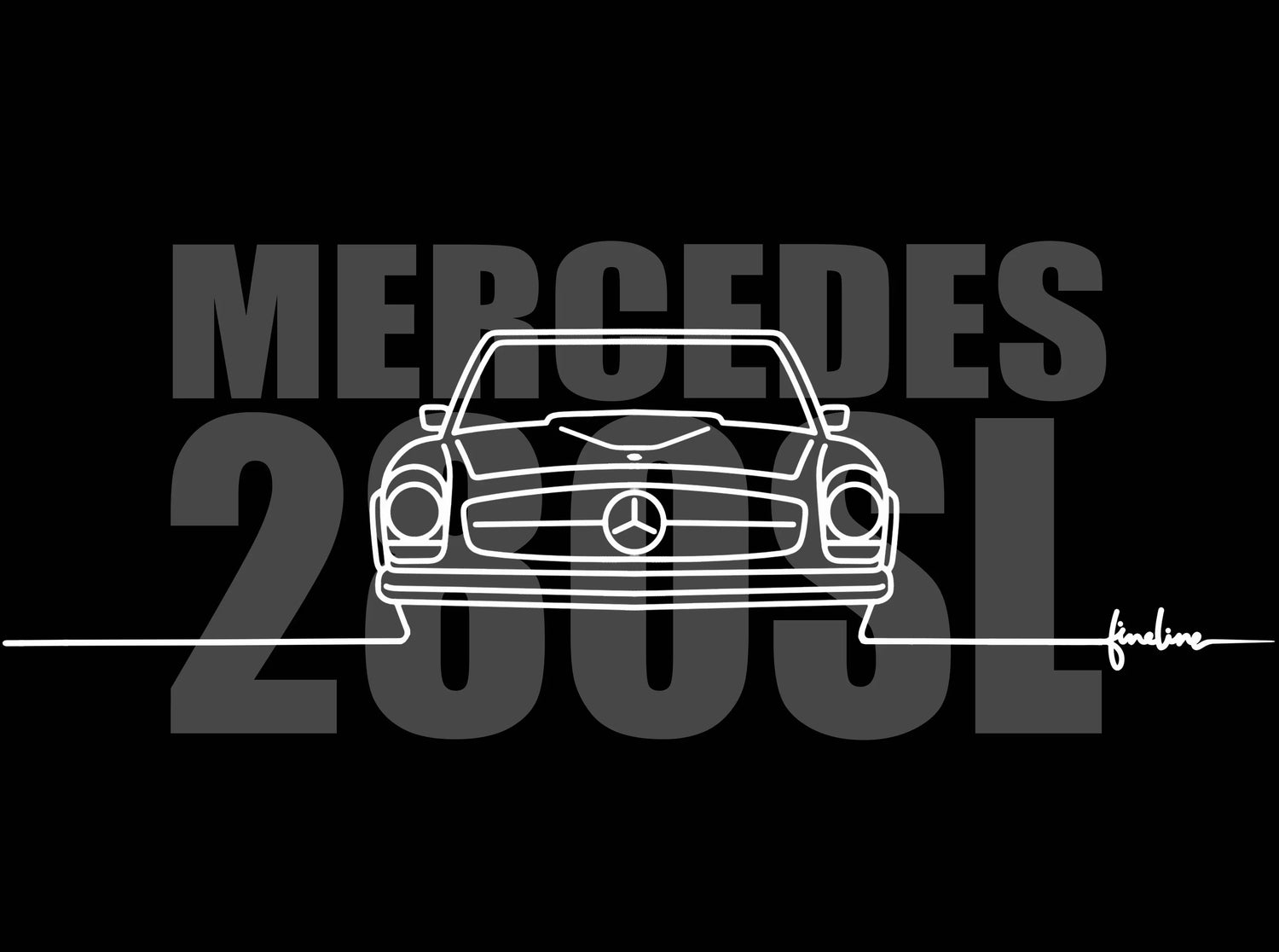 MERCEDES 280SL PAGODA - Fineline Apparel Co
