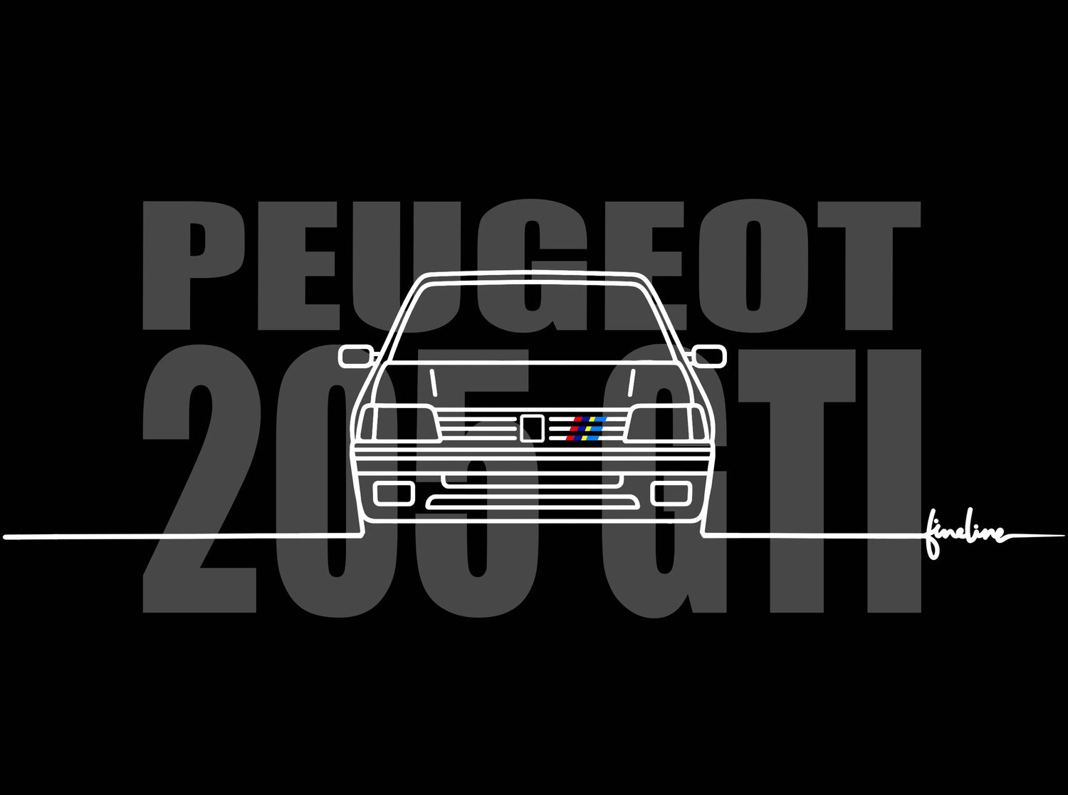 PEUGEOT 205 GTI - Fineline Apparel Co