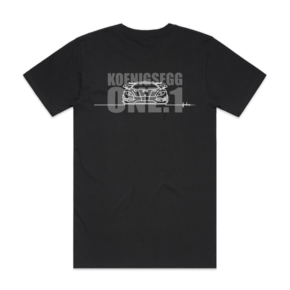 Fineline - Tee - KOENIGSEGG ONE:1
