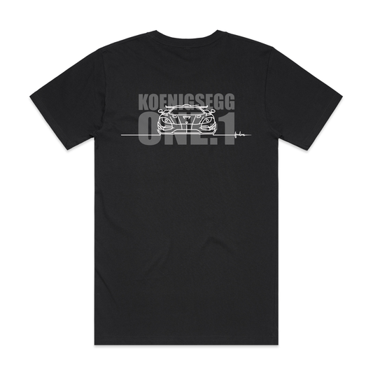 Fineline - Tee - KOENIGSEGG ONE:1