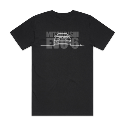 Fineline - Tee - MITSUBISHI EVO 6 - Fineline Apparel Co
