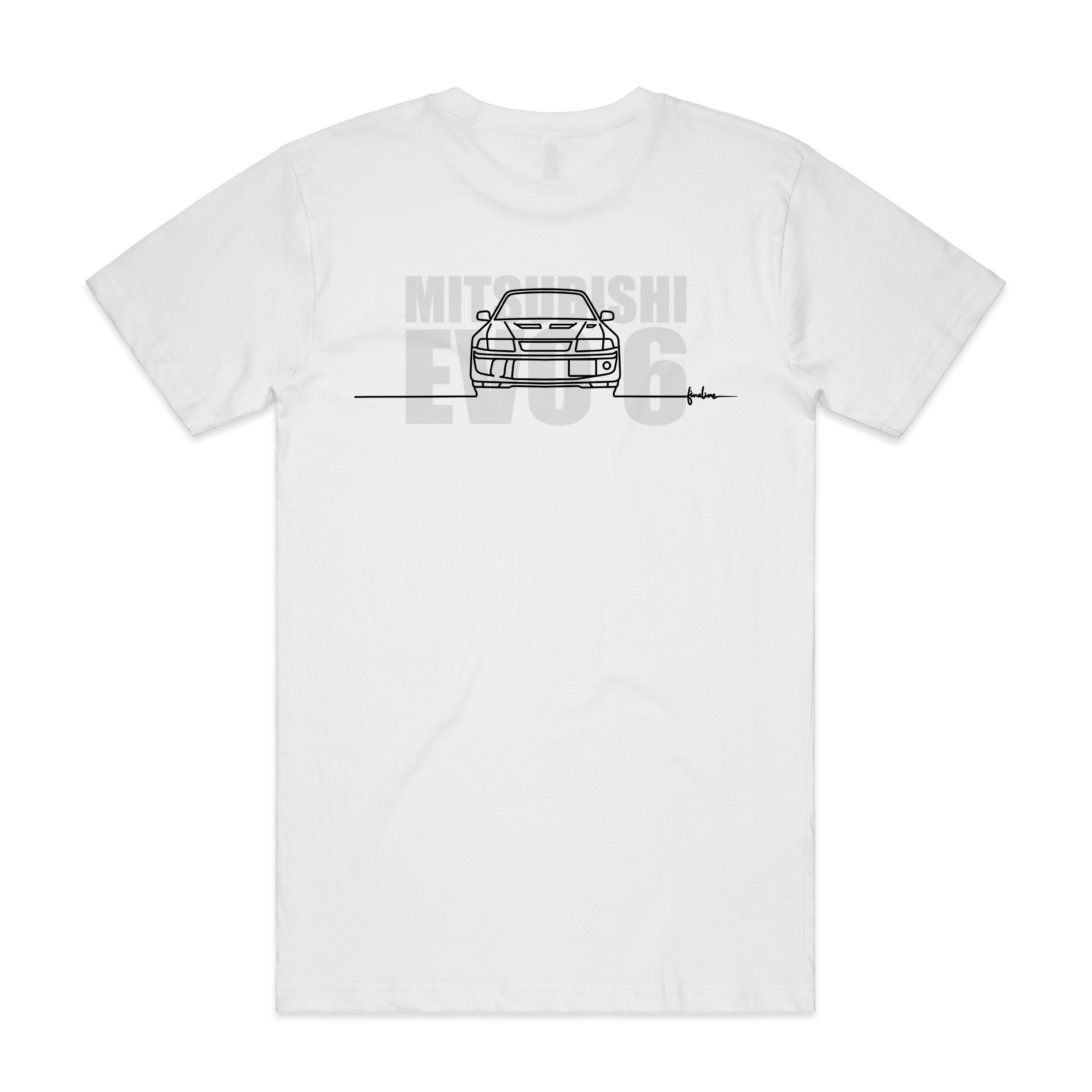 Fineline - Tee - MITSUBISHI EVO 6 - Fineline Apparel Co