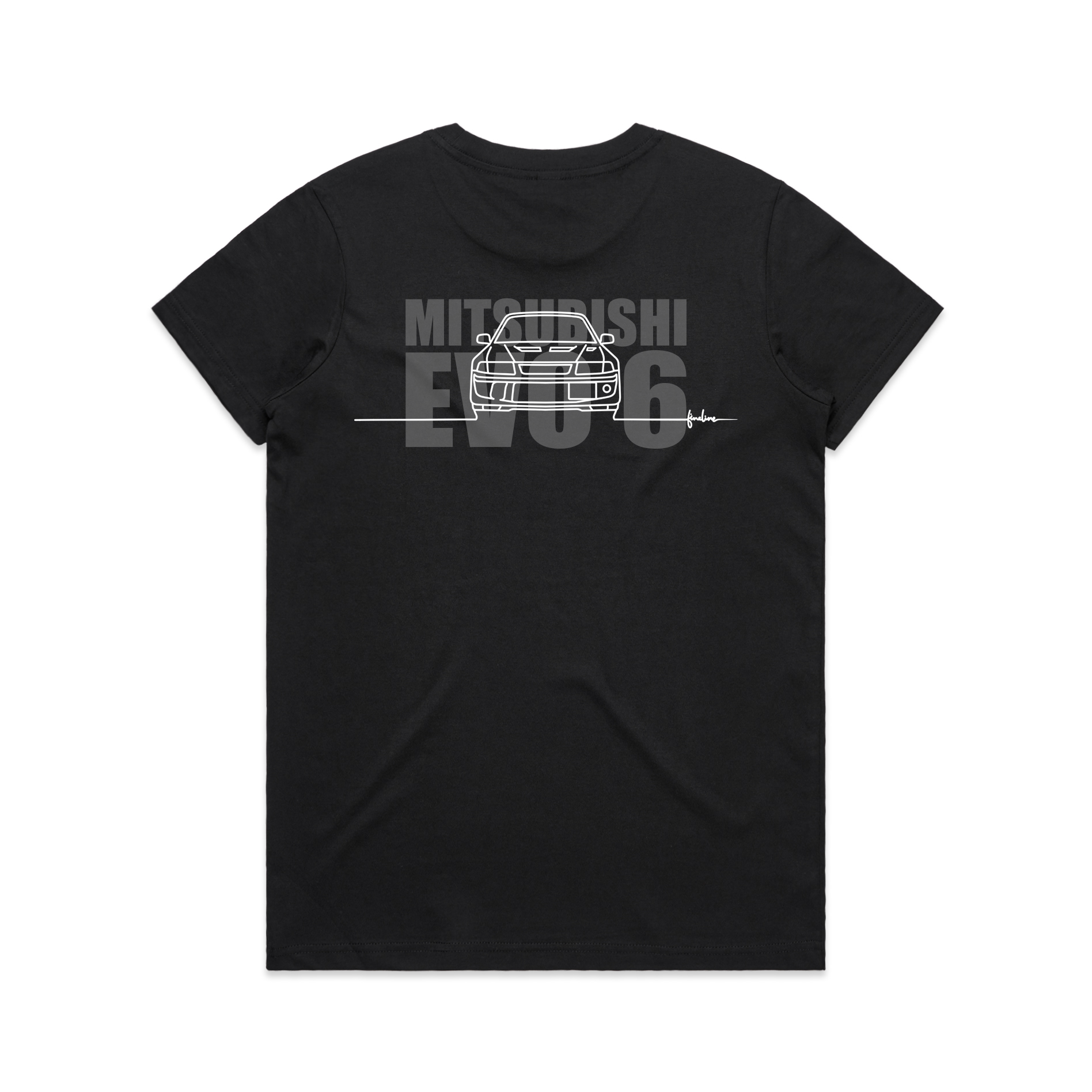 Fineline - Tee - MITSUBISHI EVO 6 - Fineline Apparel Co
