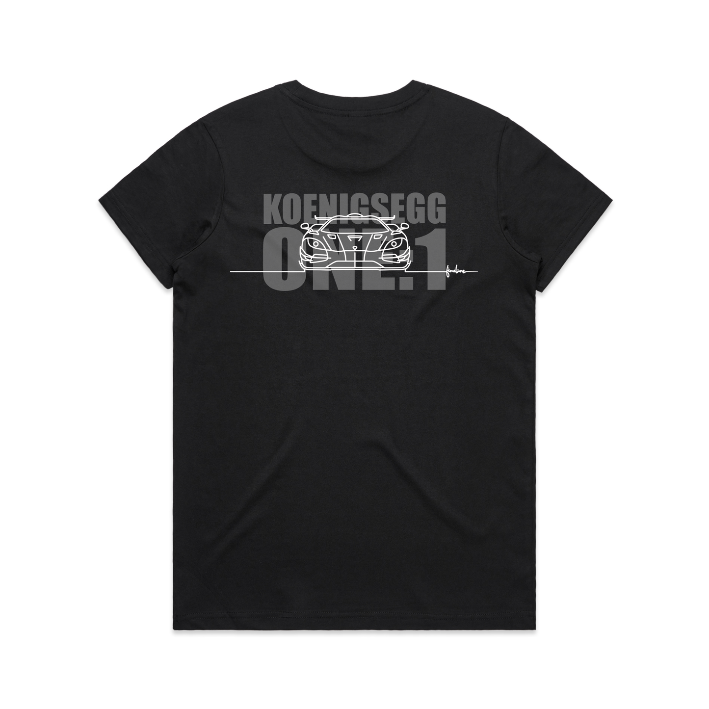 Fineline - Tee - KOENIGSEGG ONE:1