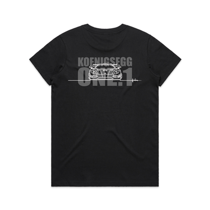 Fineline - Tee - KOENIGSEGG ONE:1