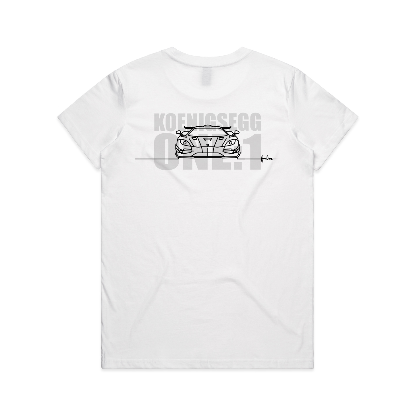 Fineline - Tee - KOENIGSEGG ONE:1