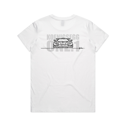 Fineline - Tee - KOENIGSEGG ONE:1