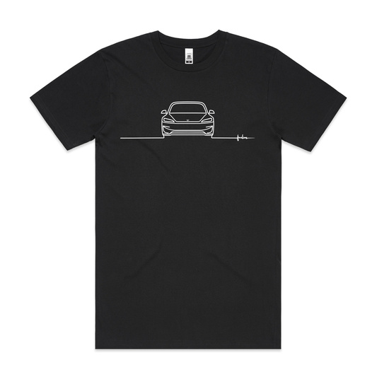 Fineline - Tee - TESLA MODEL 3